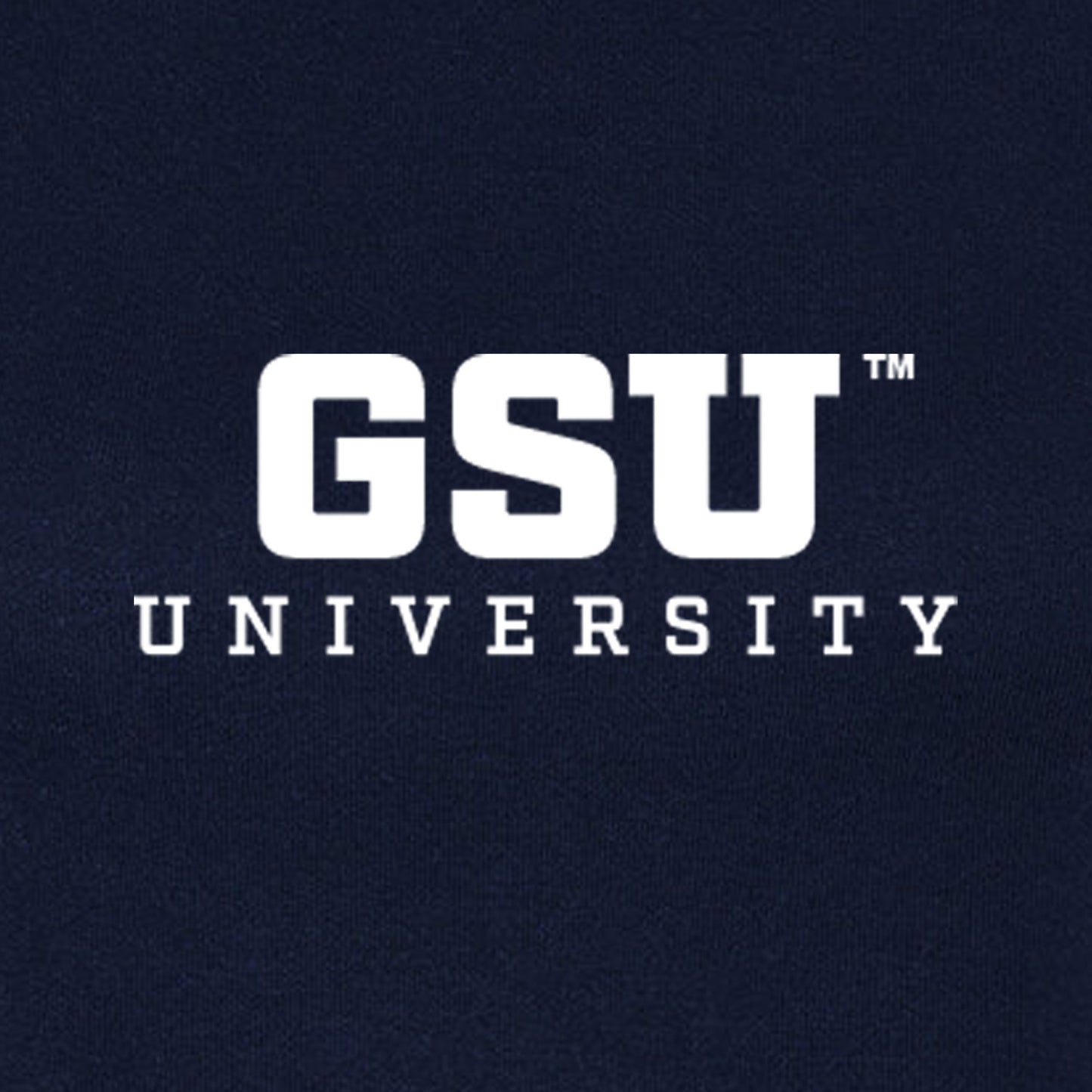 GSU University Women's Micro Rib Baby Tee-Navy