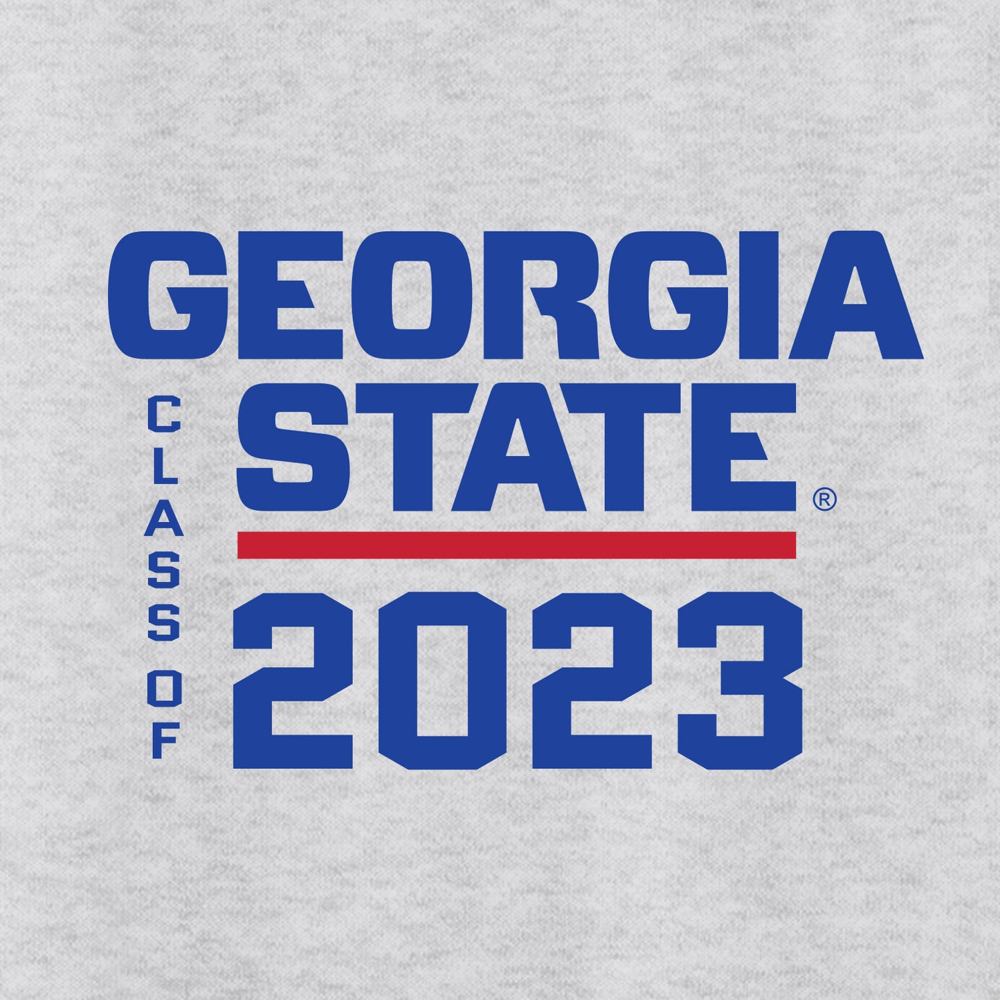 Class Of 2023 Georgia State 50 Cotton/50 Poly T-Shirt-Ash