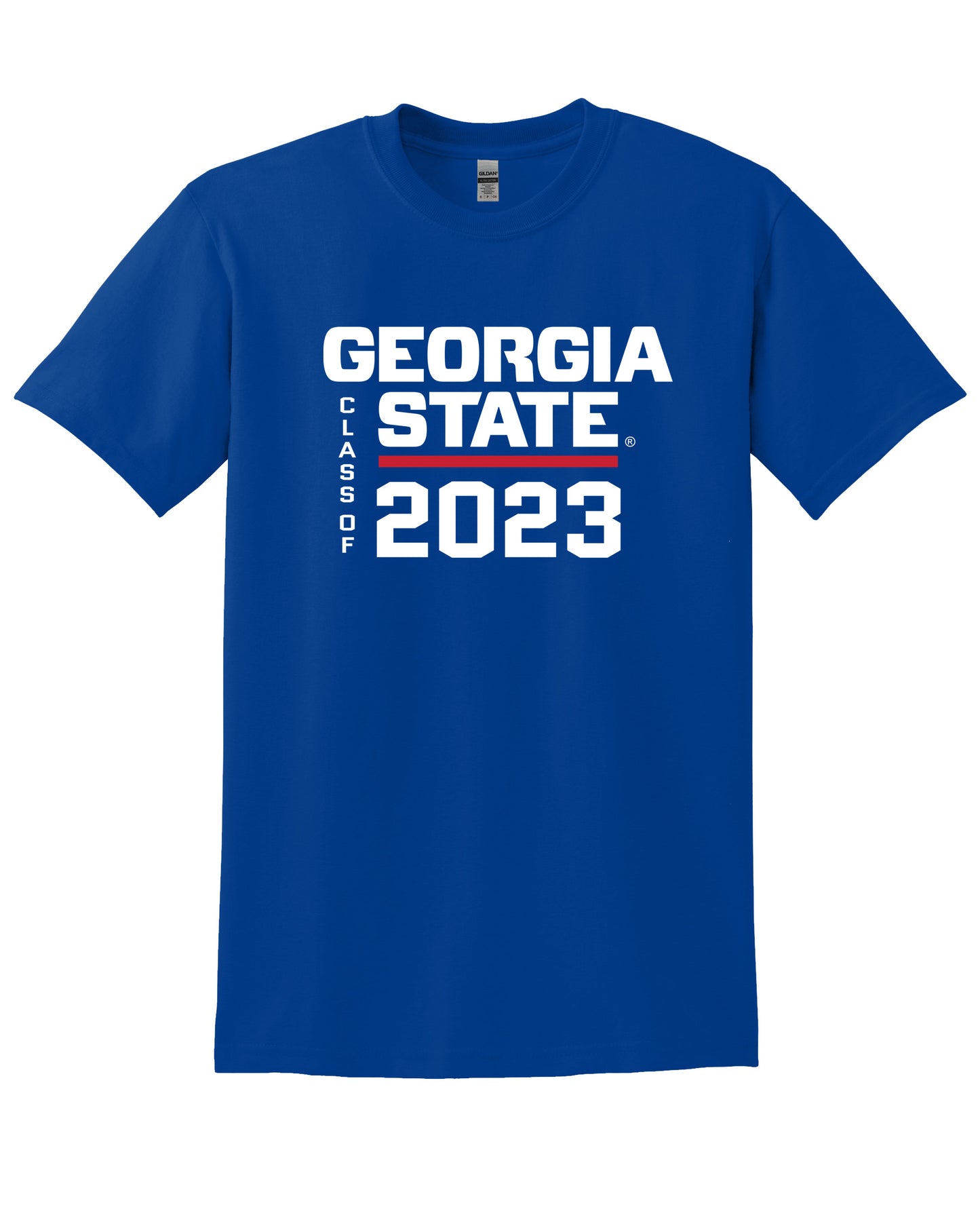 Class Of 2023 Georgia State 50 Cotton/50 Poly T-Shirt-Royal