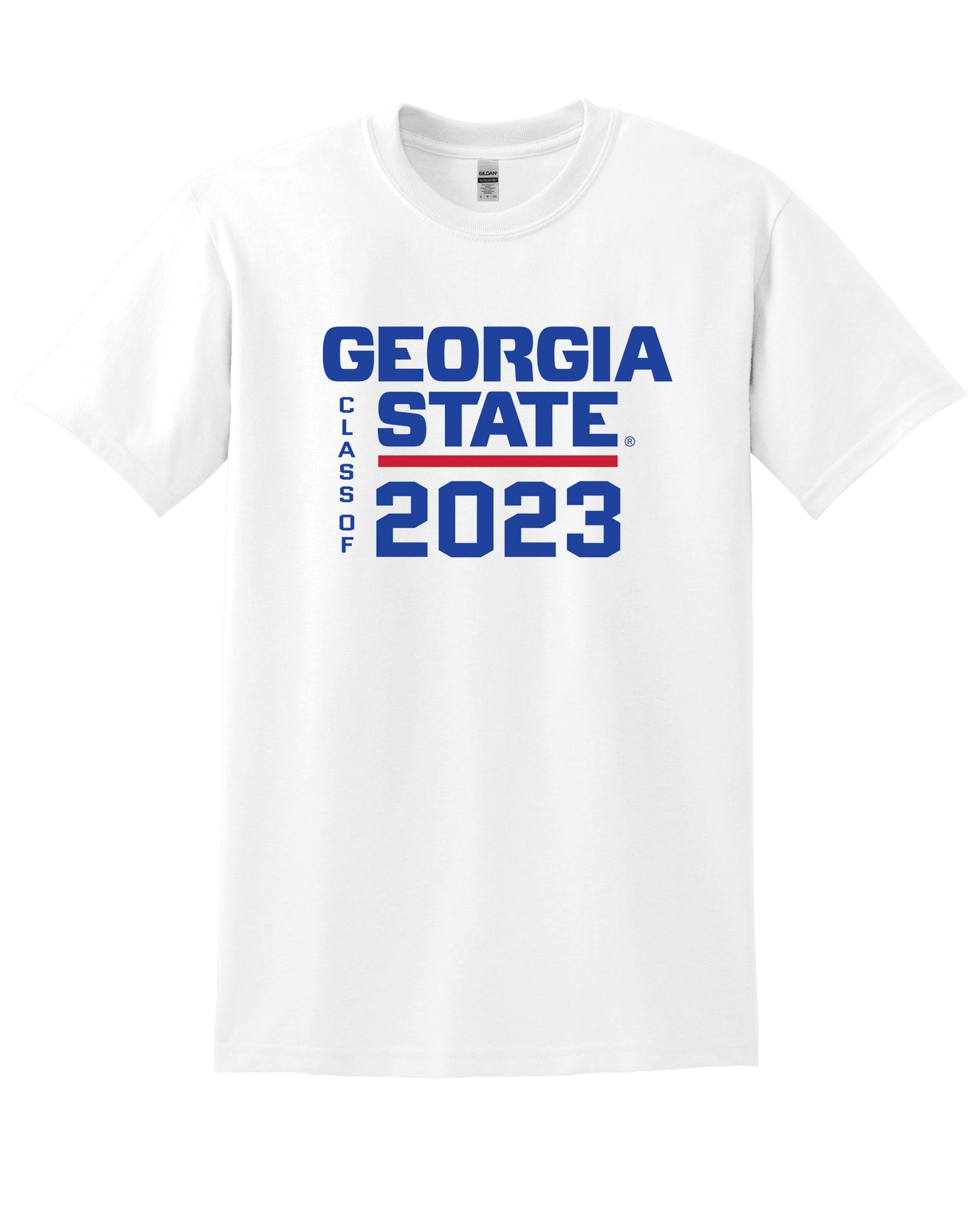 Class Of 2023 Georgia State 50 Cotton/50 Poly T-Shirt-White