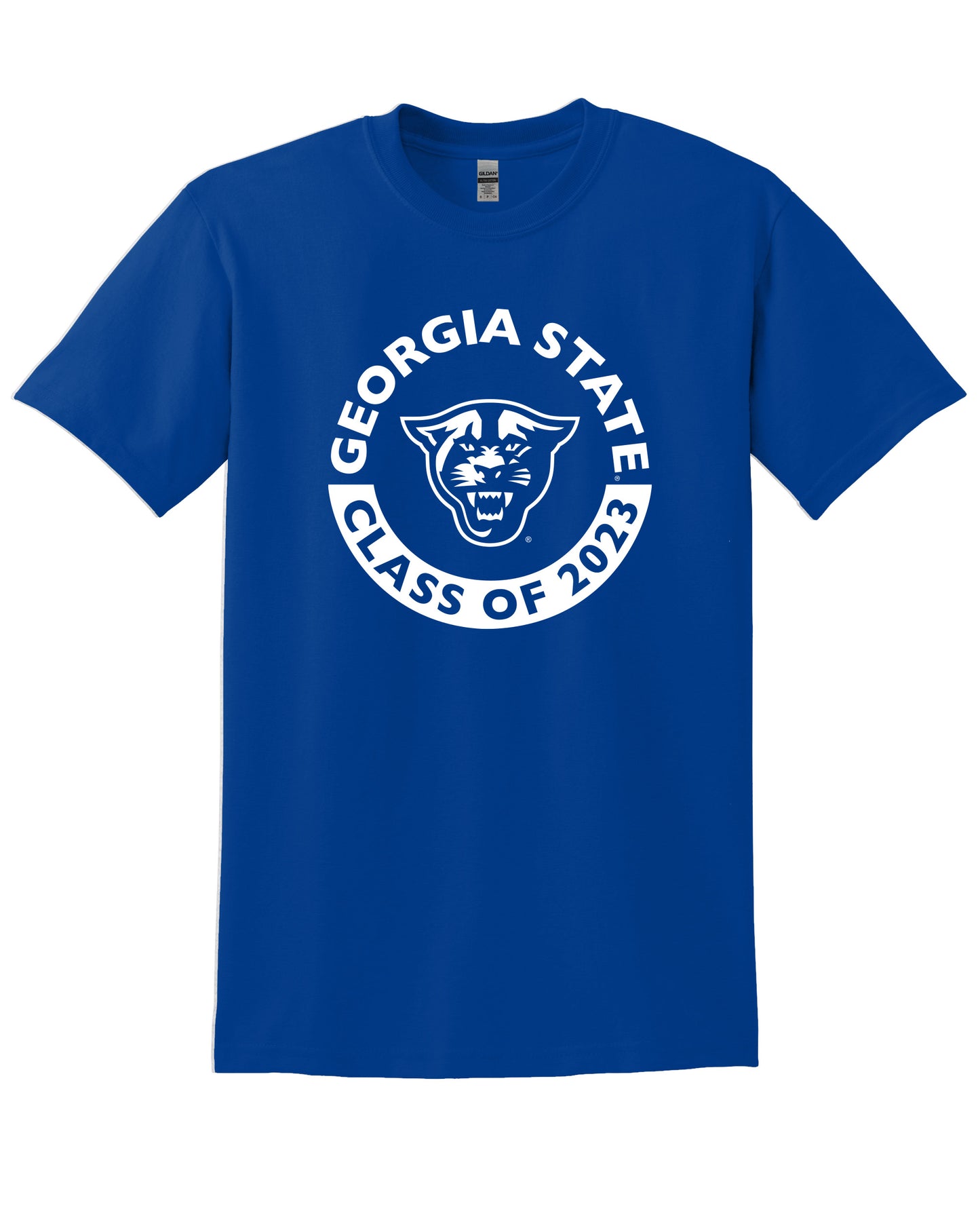Class Of 2023 Georgia State, Panthers, 50 Cotton/50 Poly T-Shirt- Royal