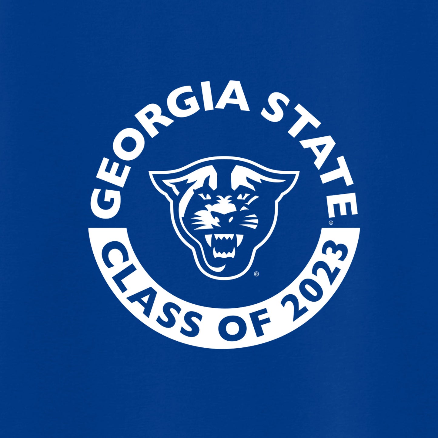Class Of 2023 Georgia State, Panthers, 50 Cotton/50 Poly T-Shirt- Royal
