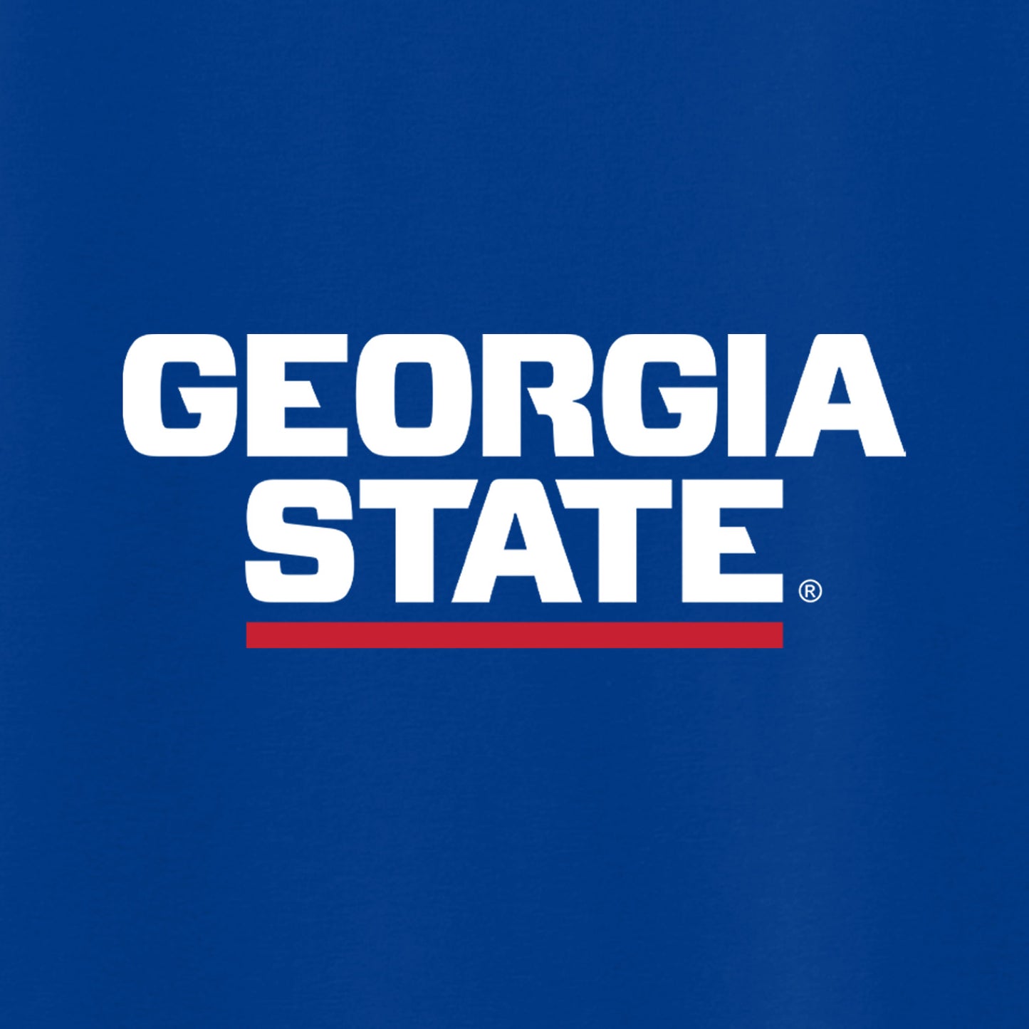 Georgia State 50 Cotton/50 Poly T-Shirt- Royal