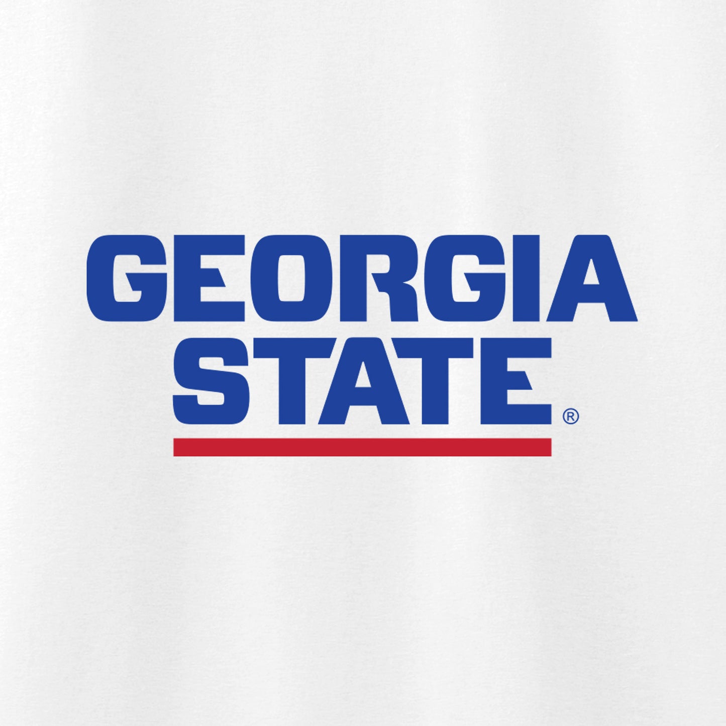 Georgia State 50 Cotton/50 Poly T-Shirt- White