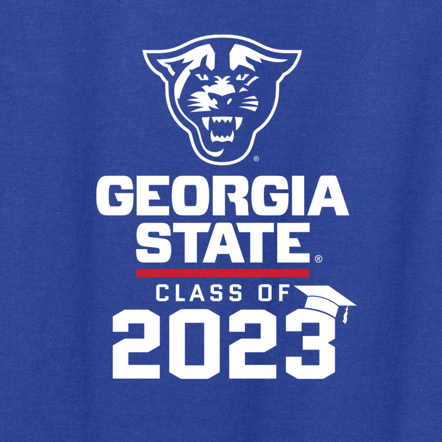 Class Of 2023 Panthers Georgia State Women’s Tee- Royal