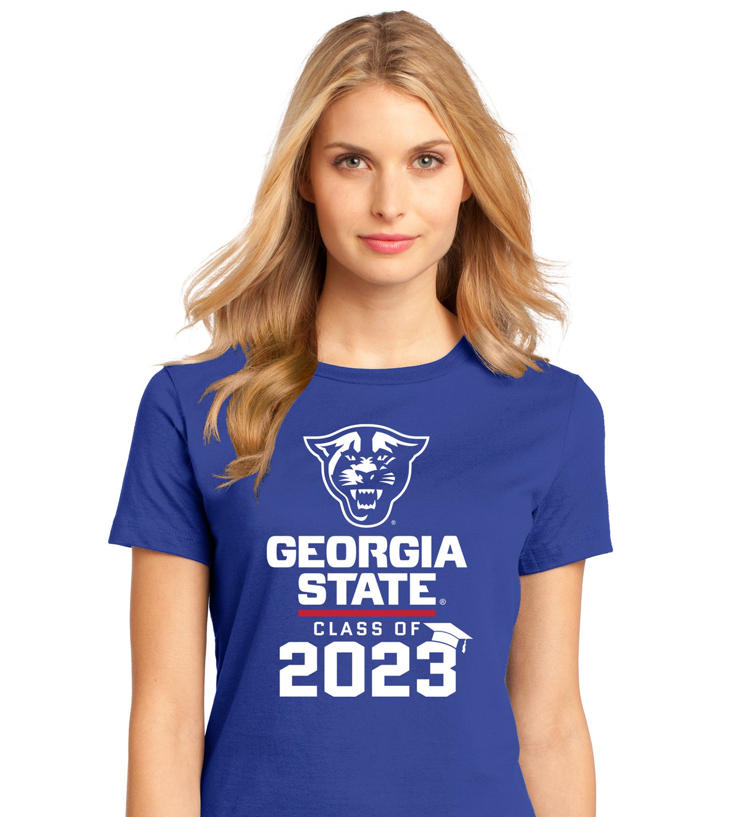 Class Of 2023 Panthers Georgia State Women’s Tee- Royal