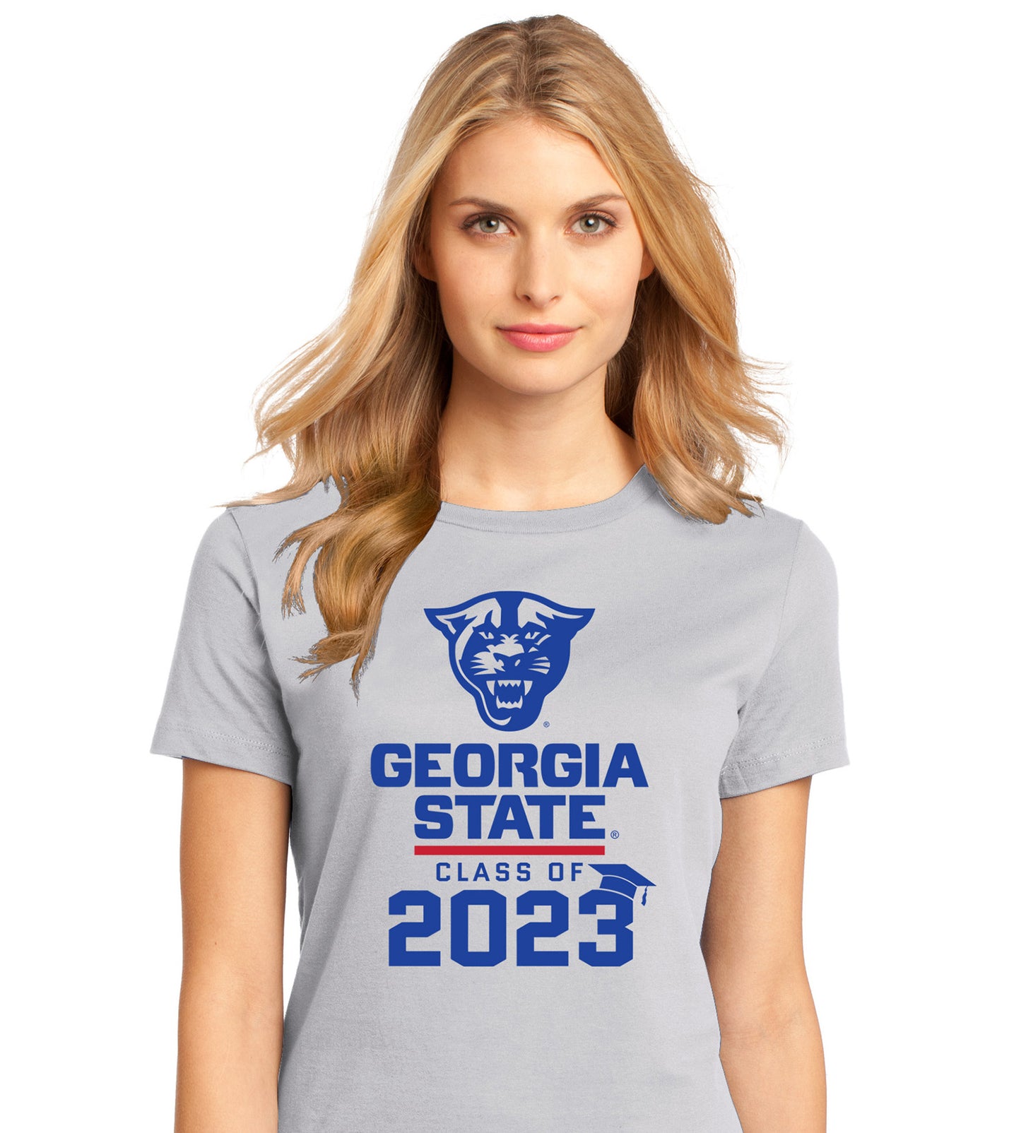 Class Of 2023 Panthers Georgia State Women’s Tee- White