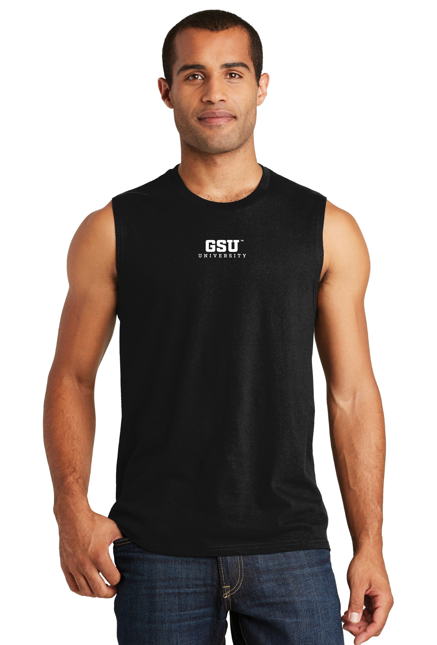GSU University Muscle Tank- Black