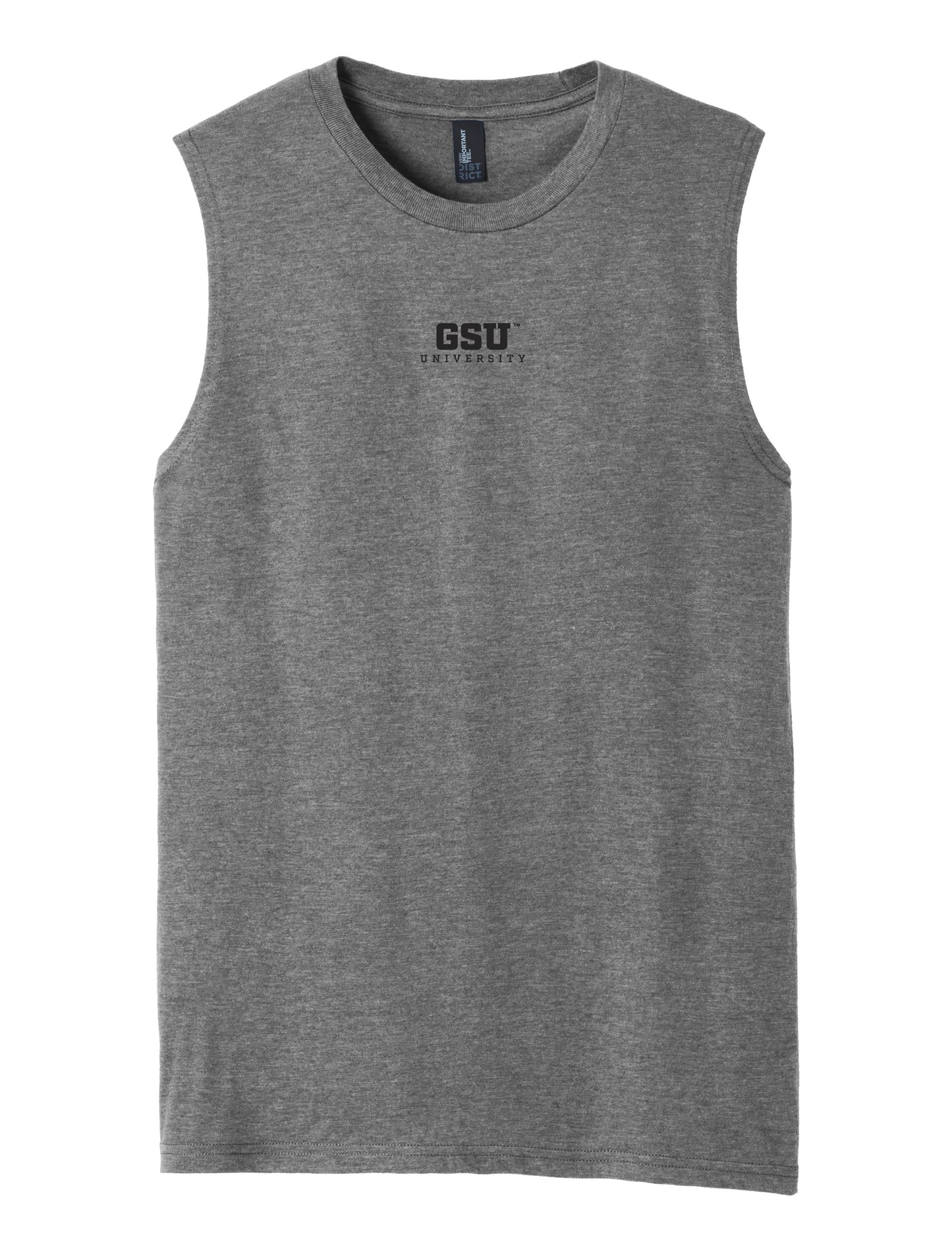 GSU University Muscle Tank- Grey Frost