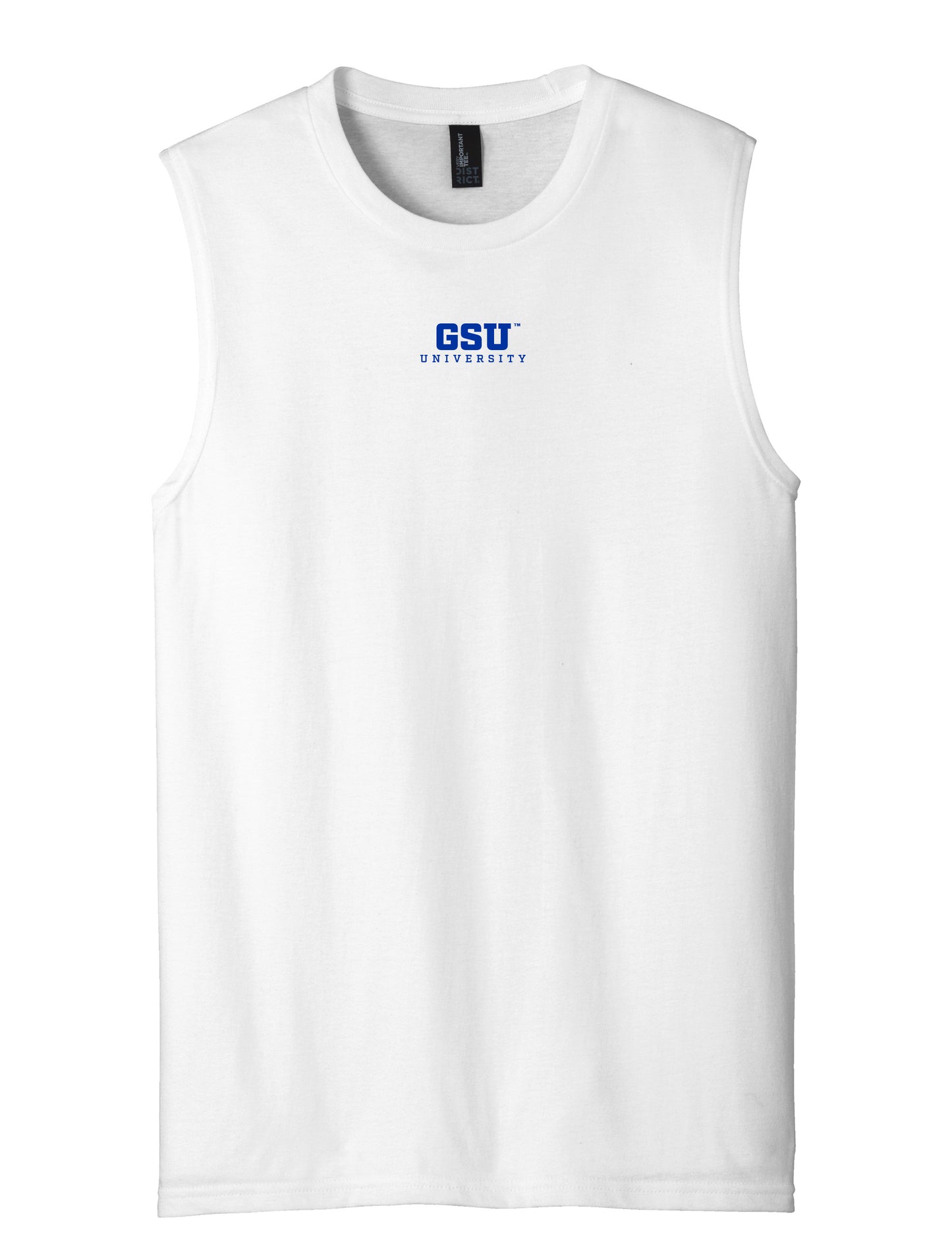 GSU University Muscle Tank- White