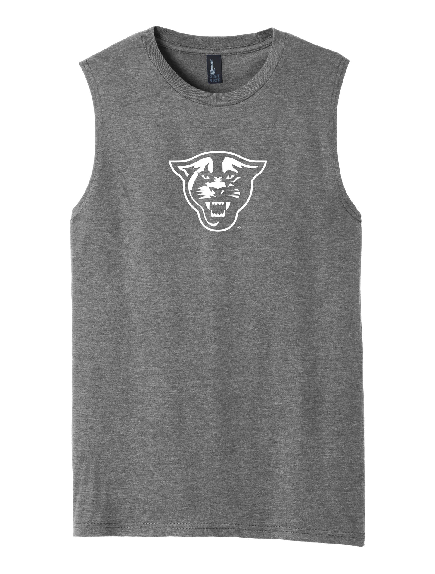 Panthers Muscle Tank-Grey Frost