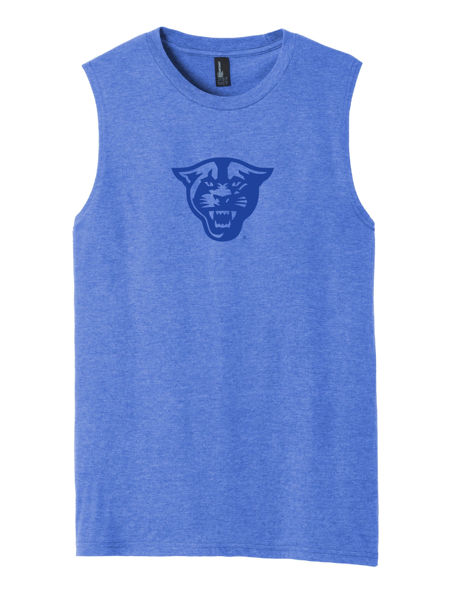 Panthers Muscle Tank-Royal Frost