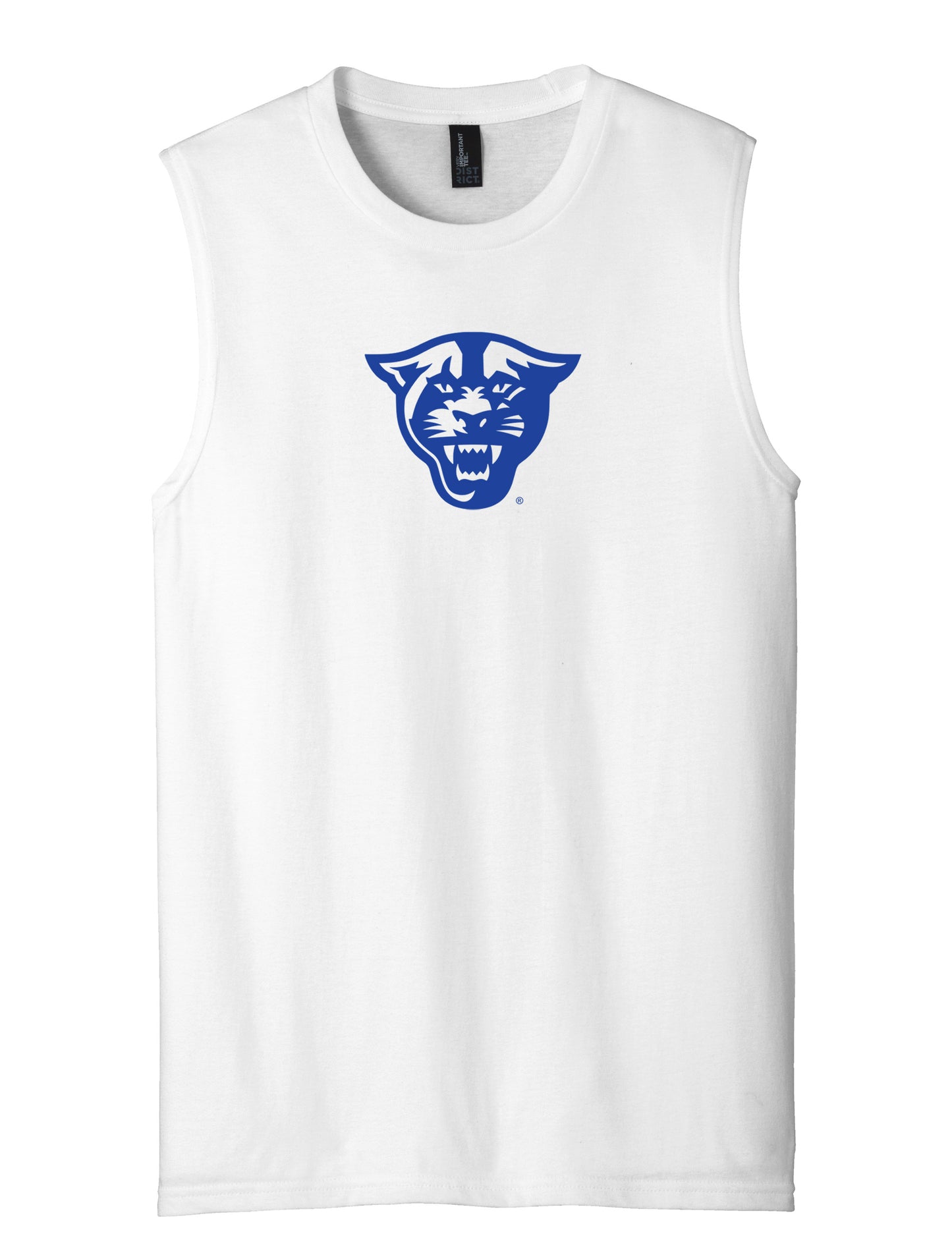 Panthers Muscle Tank- White