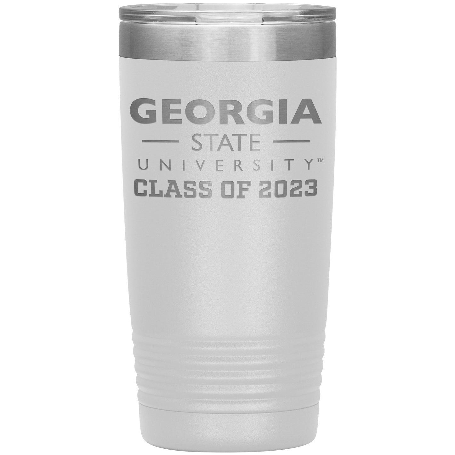 Georgia State University, Class Of 2023, Insulated Tumbler- 20oz- White