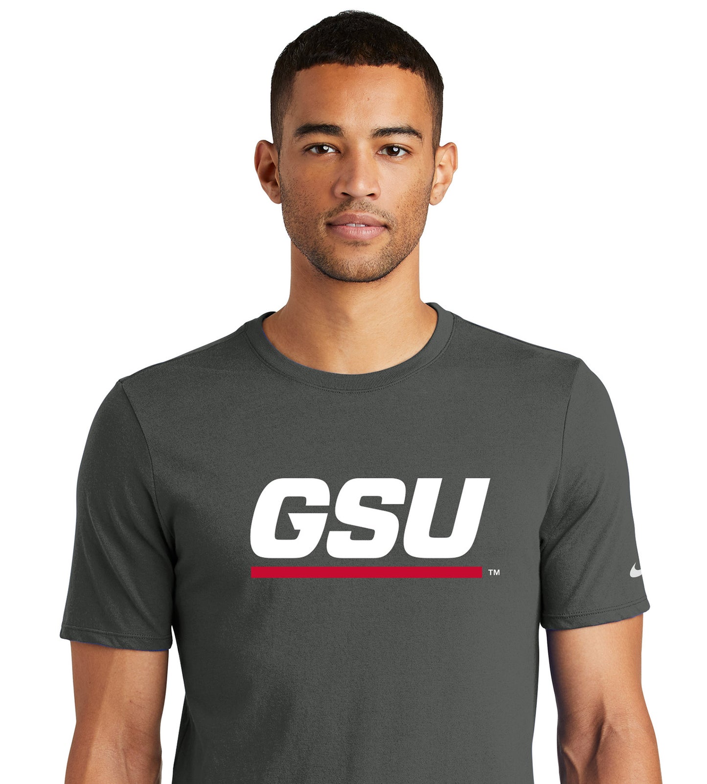 GSU Nike Dri-FIT Cotton/Poly Tee-Anthracite