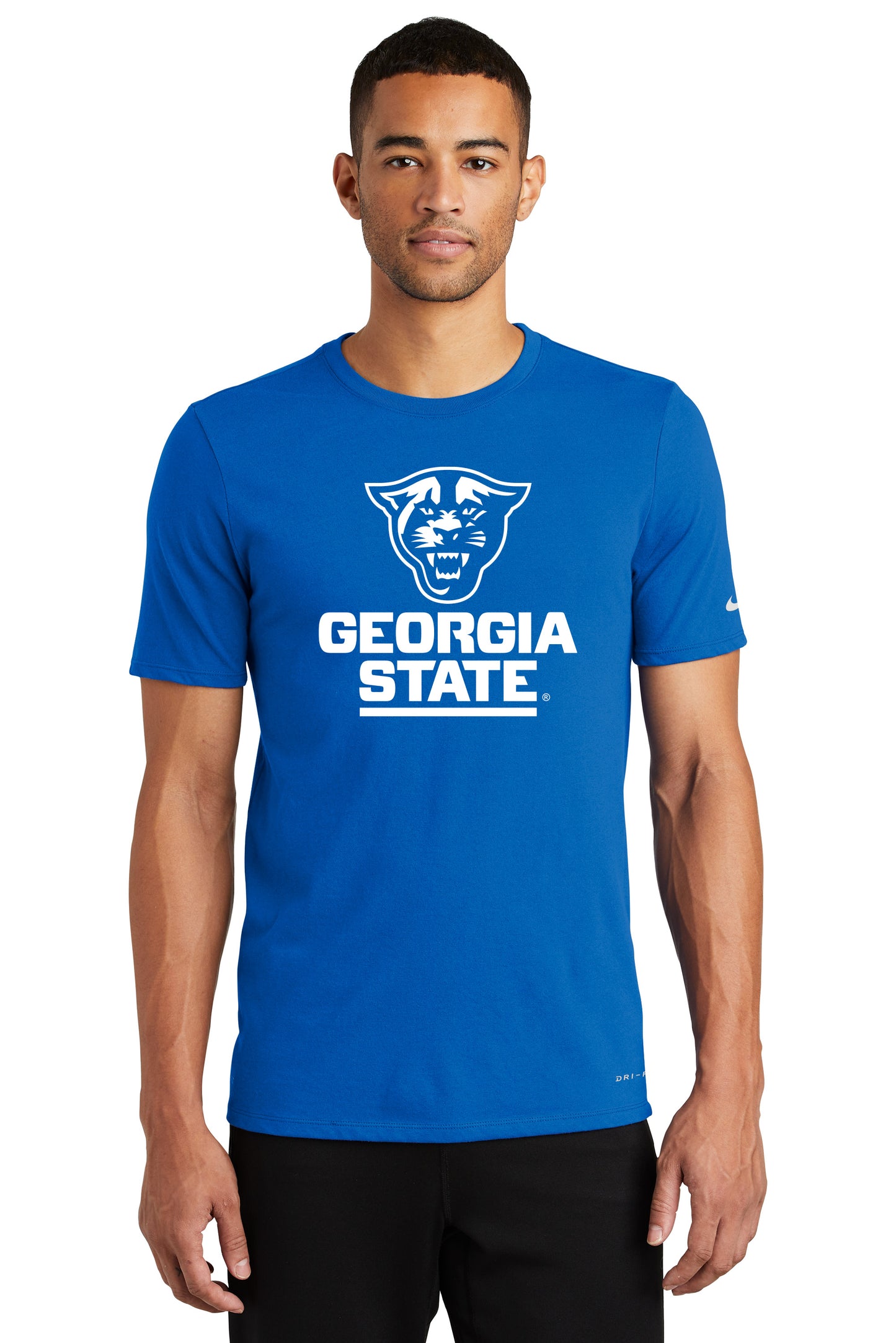 Georgia State Panthers Nike Dri-FIT Cotton/Poly Tee- Game Royal