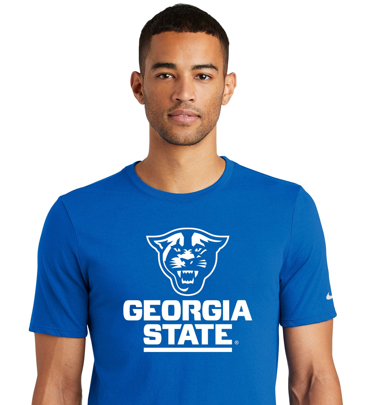 Georgia State Panthers Nike Dri-FIT Cotton/Poly Tee- Game Royal