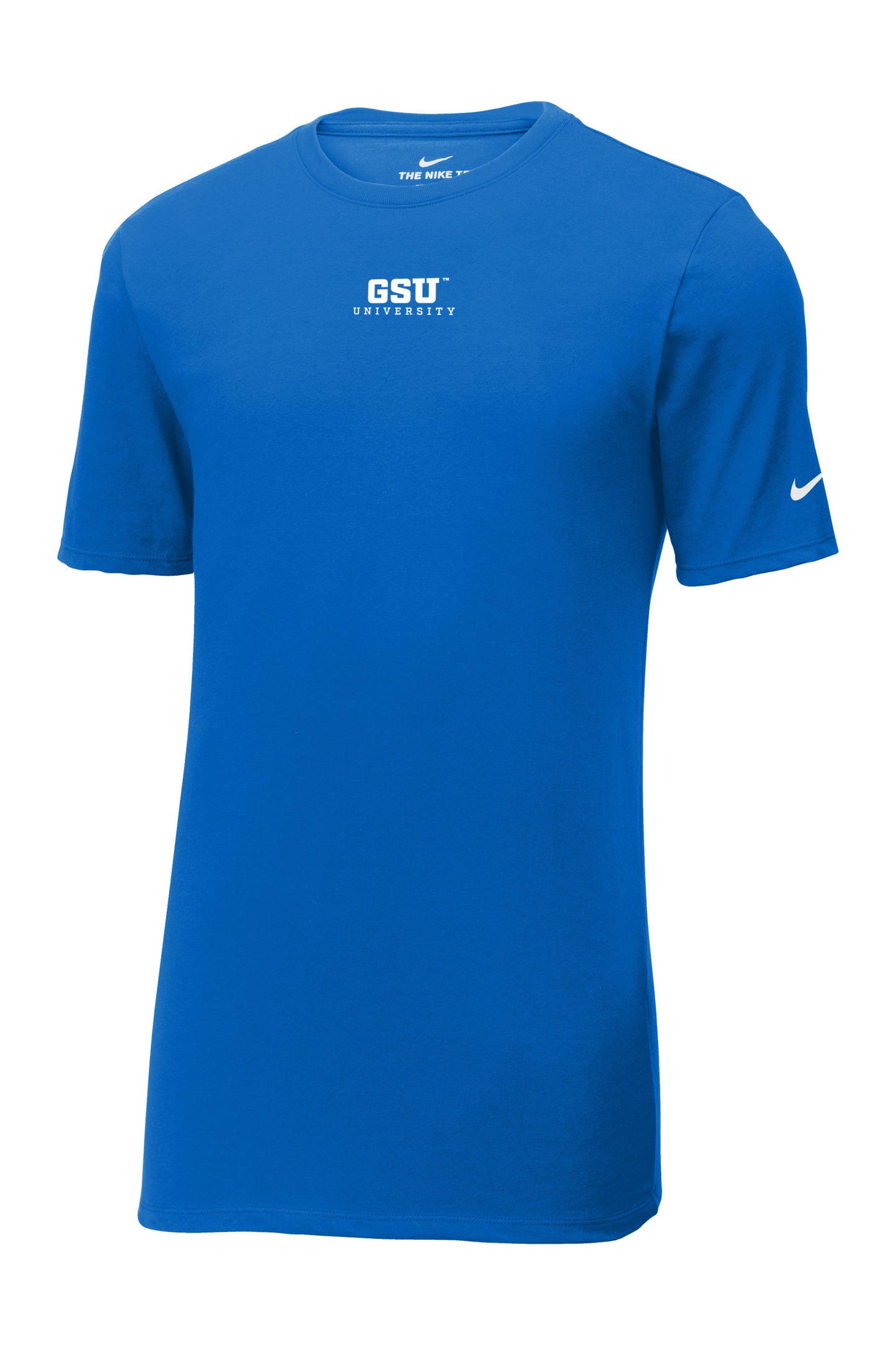 GSU University Nike Dri-FIT Cotton/Poly Tee- Game Royal