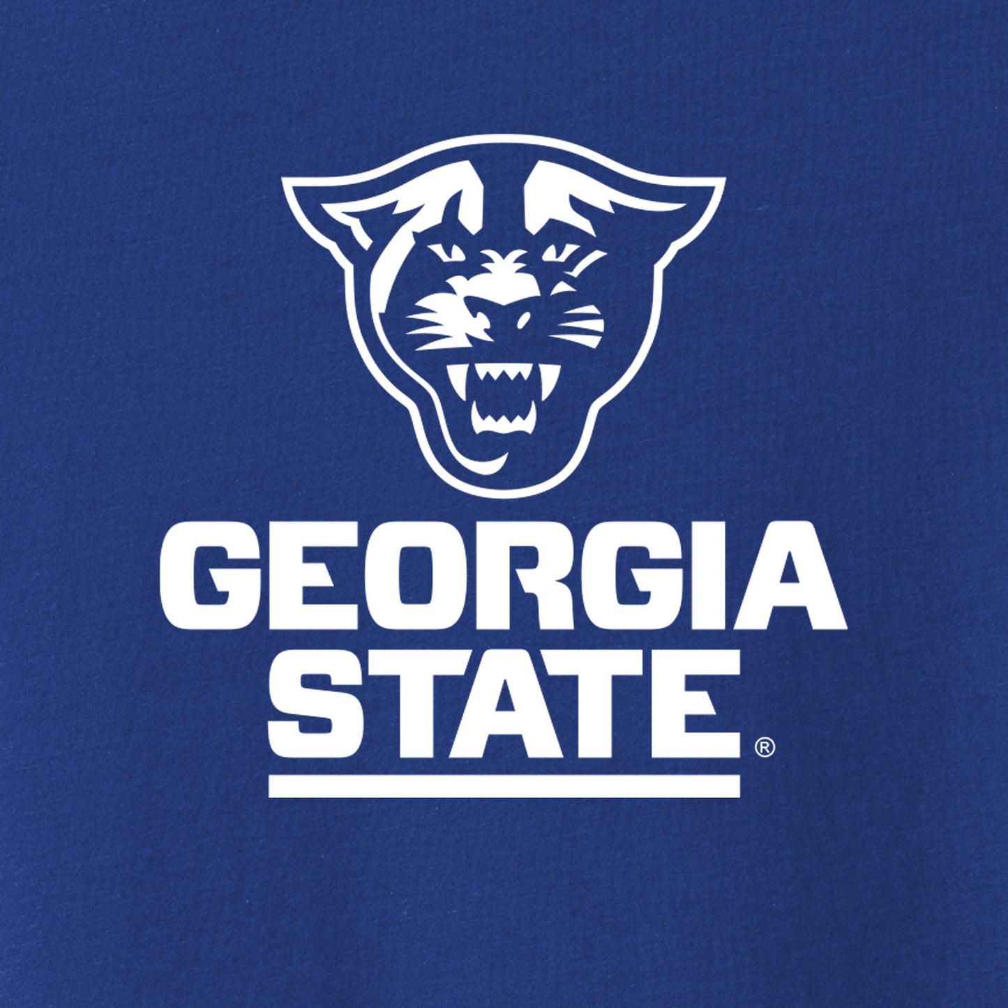 Georgia State Panthers Men's Cotton Long-Sleeve Crew-Royal