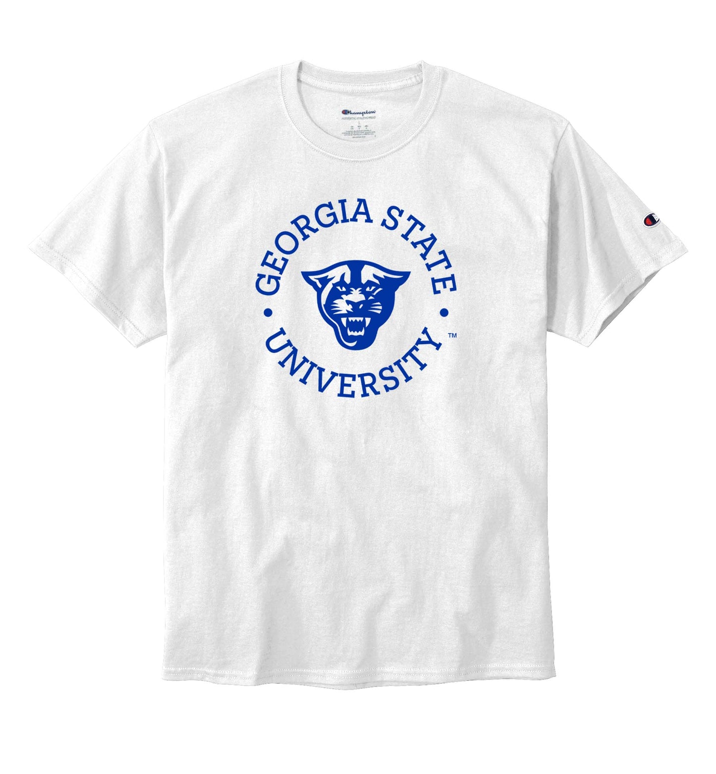 Georgia State University, Panthers, Champion Jersey Tee- White