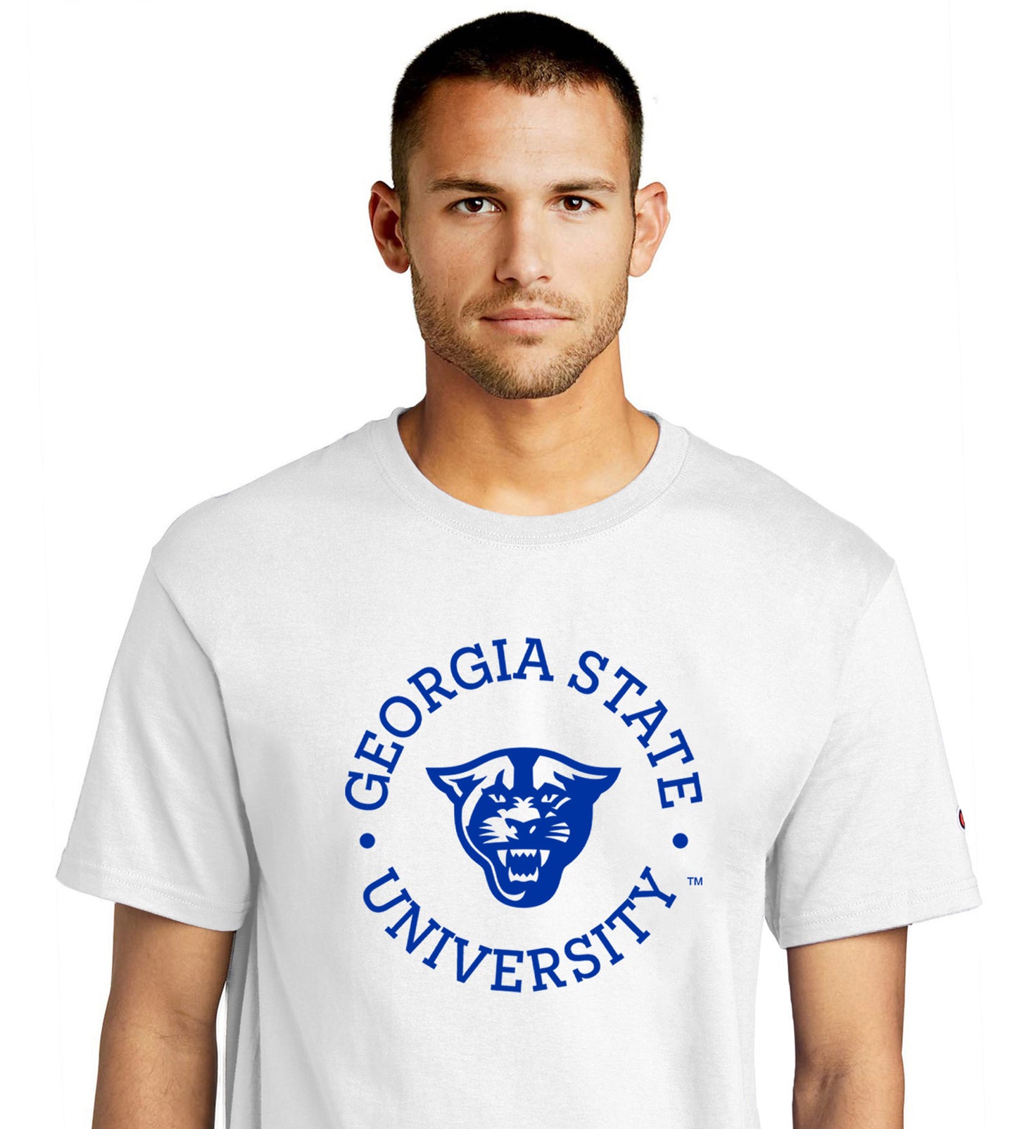 Georgia State University, Panthers, Champion Jersey Tee-White