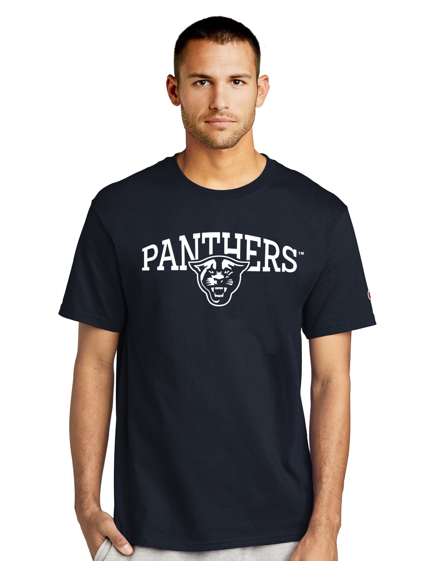 Panthers Champion Jersey Tee-Navy