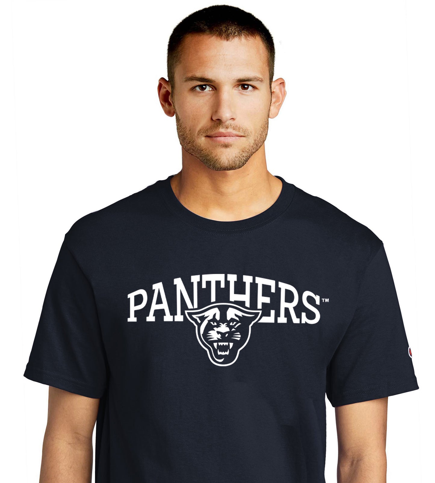 Panthers Champion Jersey Tee-Navy