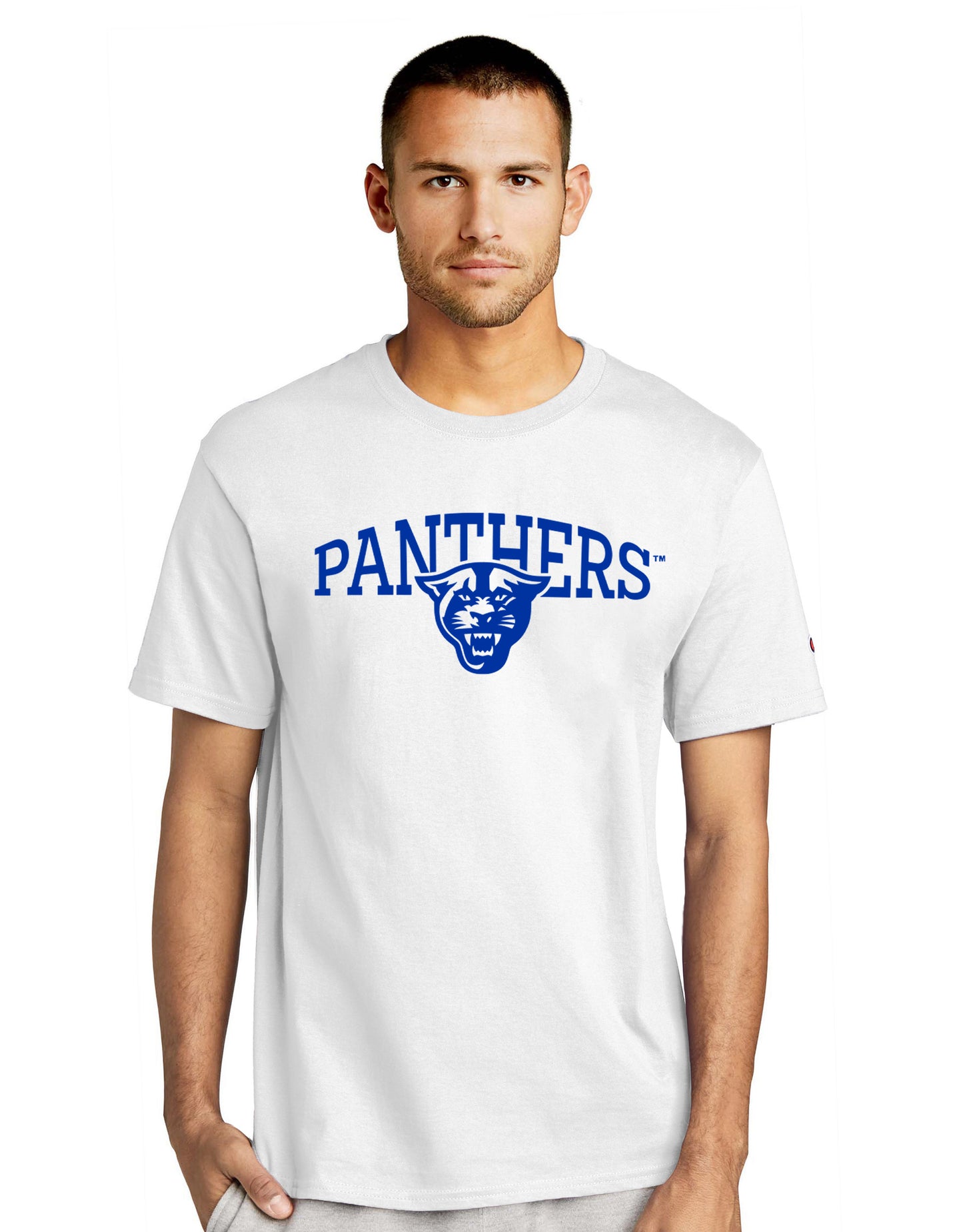 Panthers Champion Jersey Tee-White
