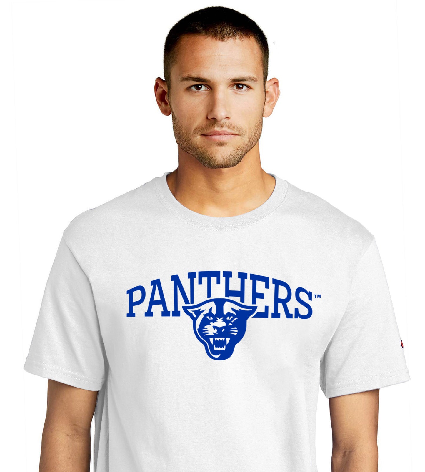 Panthers Champion Jersey Tee-White