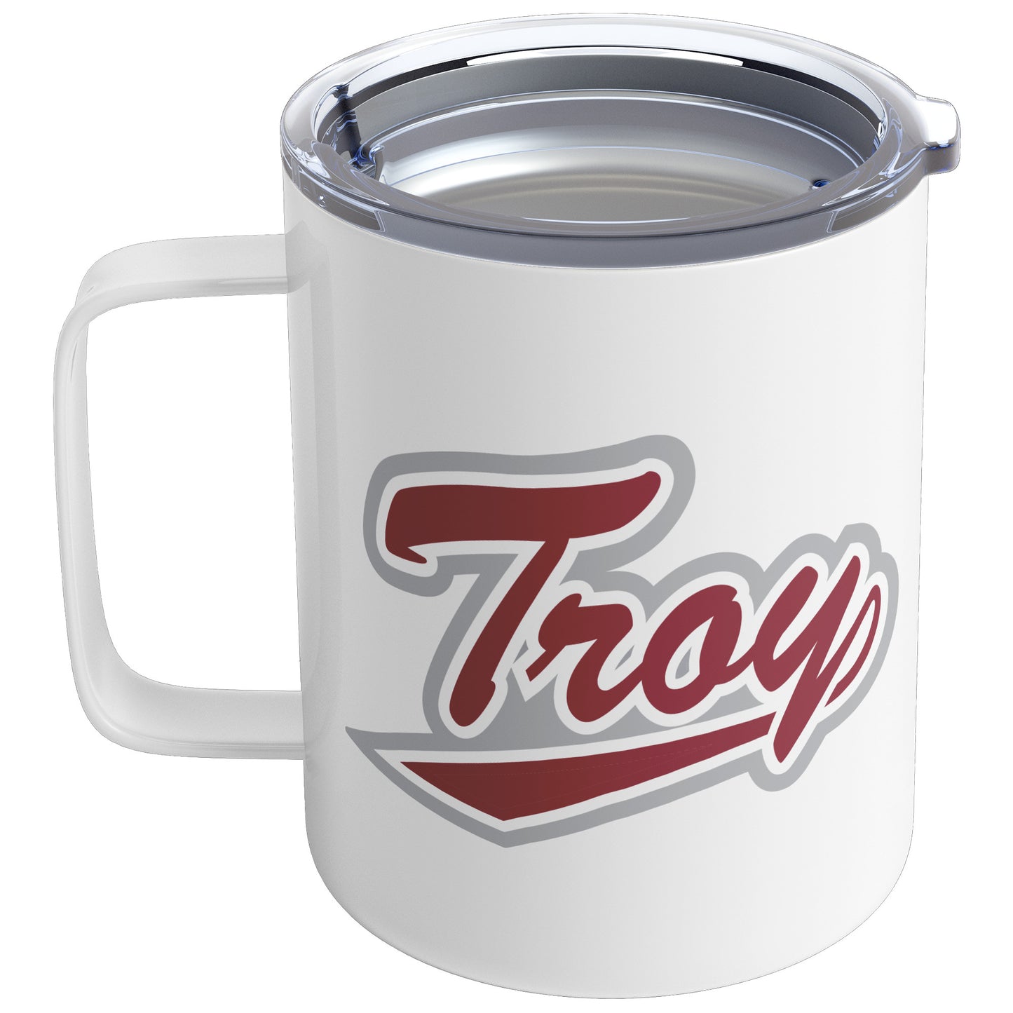 Troy University, Troy Logo, 10oz Insulated Coffee Mug