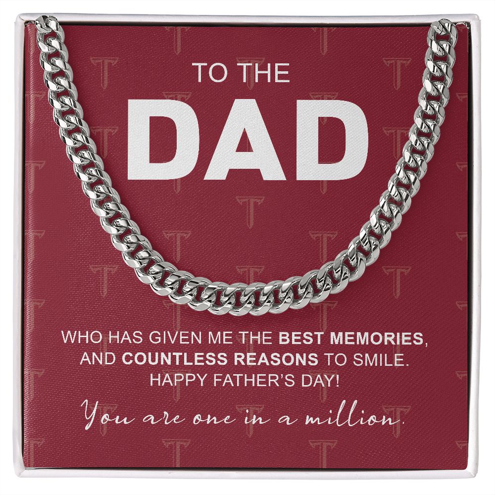 To My Dad, Troy University, Cuban Link Chain