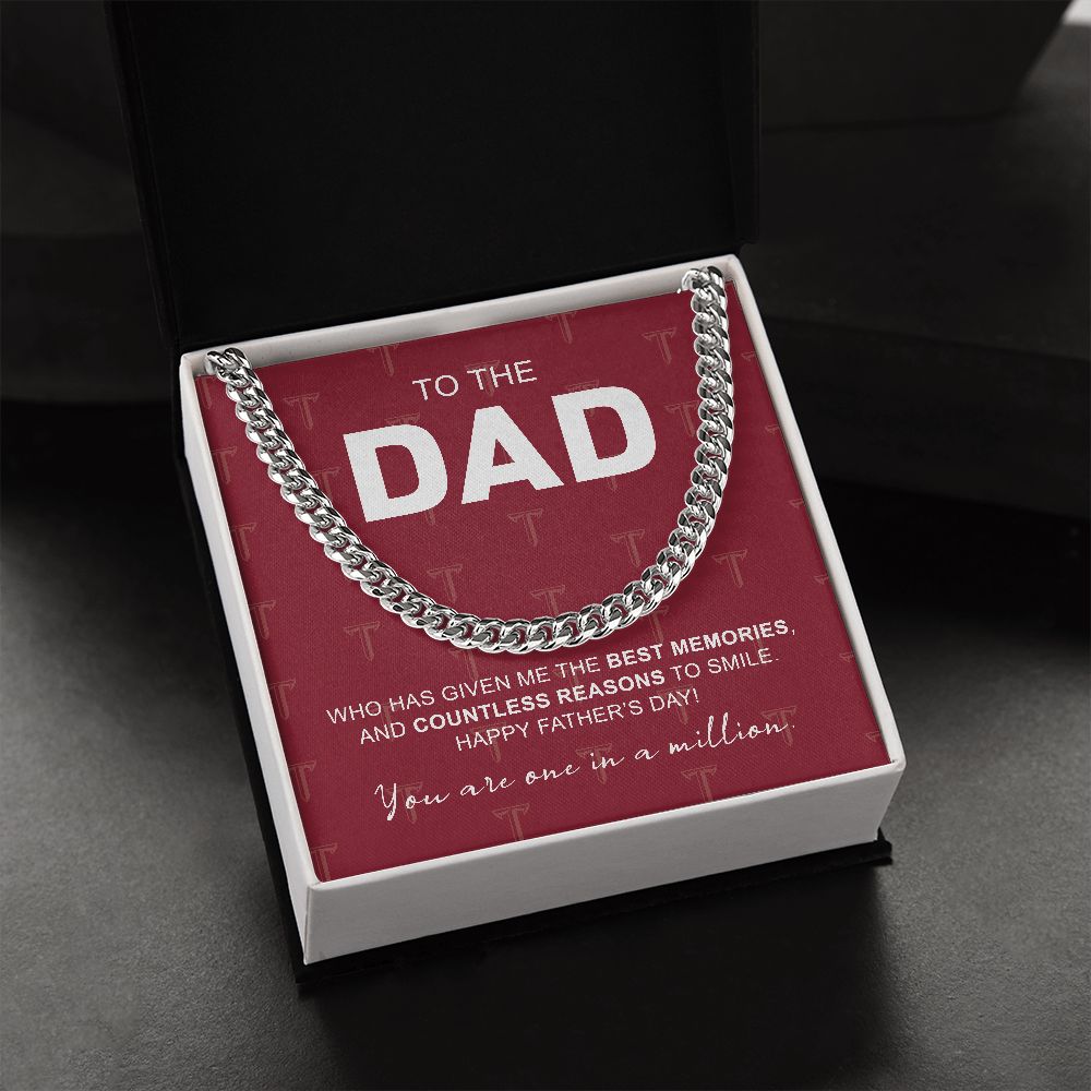 To My Dad, Troy University, Cuban Link Chain