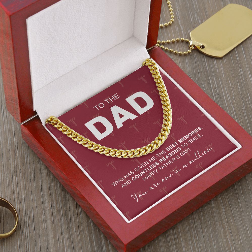 To My Dad, Troy University, Cuban Link Chain