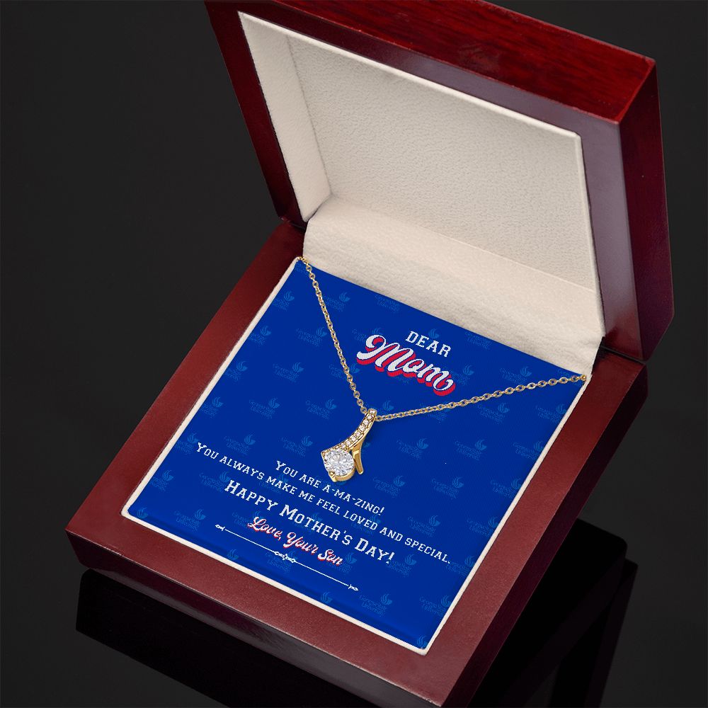 To My Mom, Georgia State University, Alluring Beauty Necklace, From Son