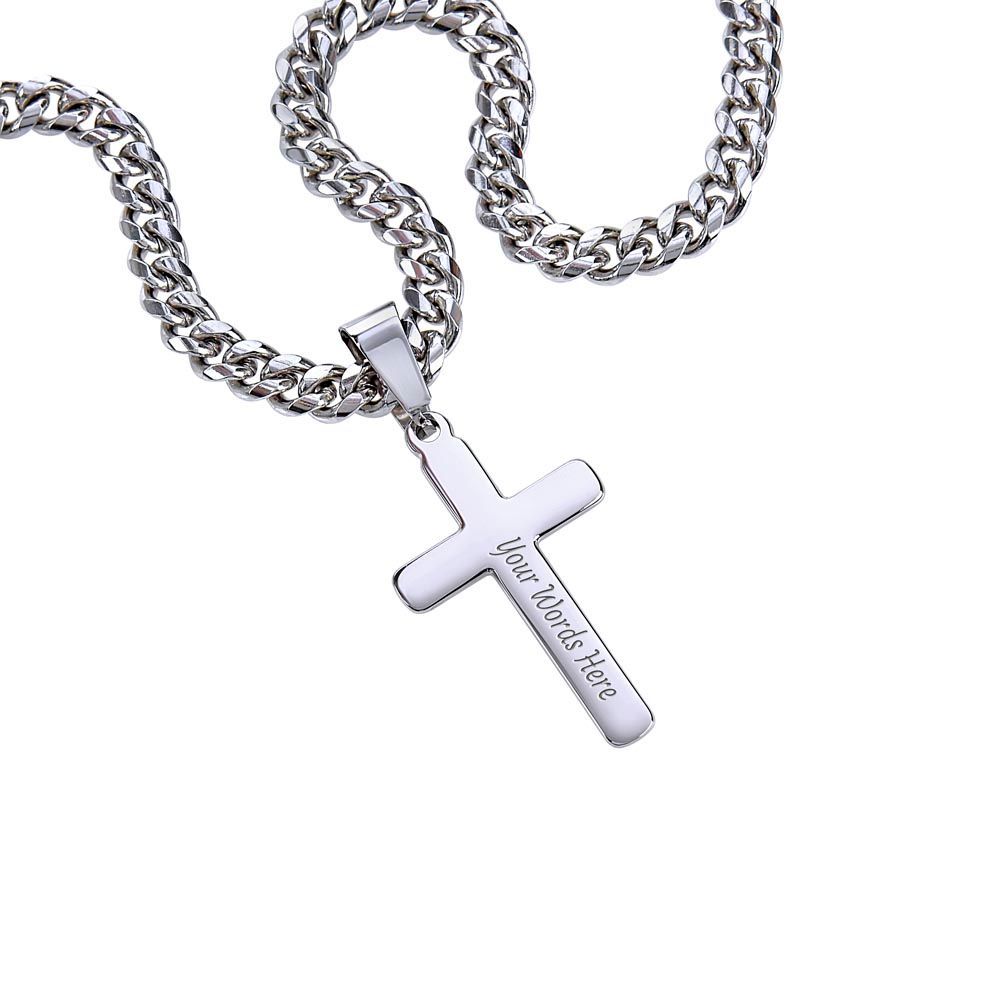 To My Dad, Georgia State University, Cuban Chain with Artisan Cross