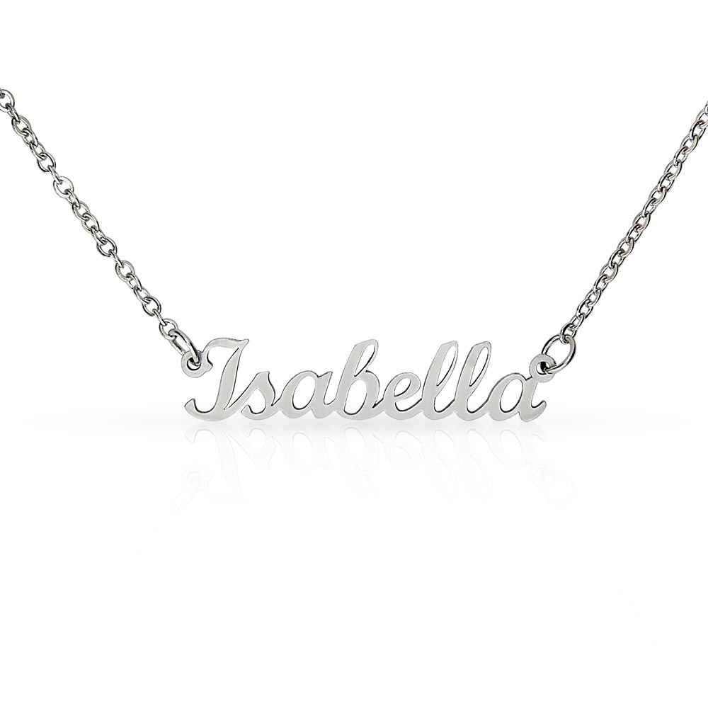 Custom Gsu letters--- Personalized Name Necklace
