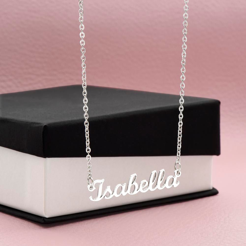 Custom Gsu letters--- Personalized Name Necklace