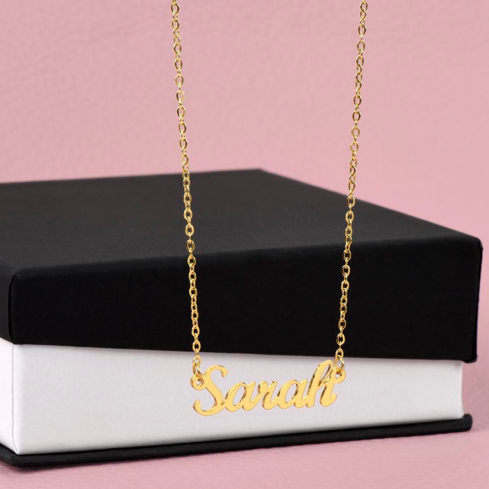 Custom Gsu letters--- Personalized Name Necklace