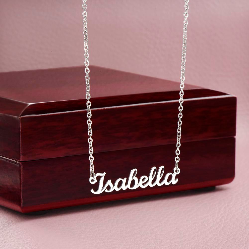Custom Gsu letters--- Personalized Name Necklace
