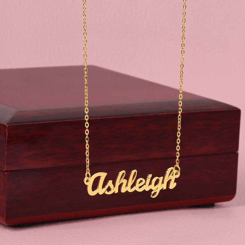Custom Gsu letters--- Personalized Name Necklace