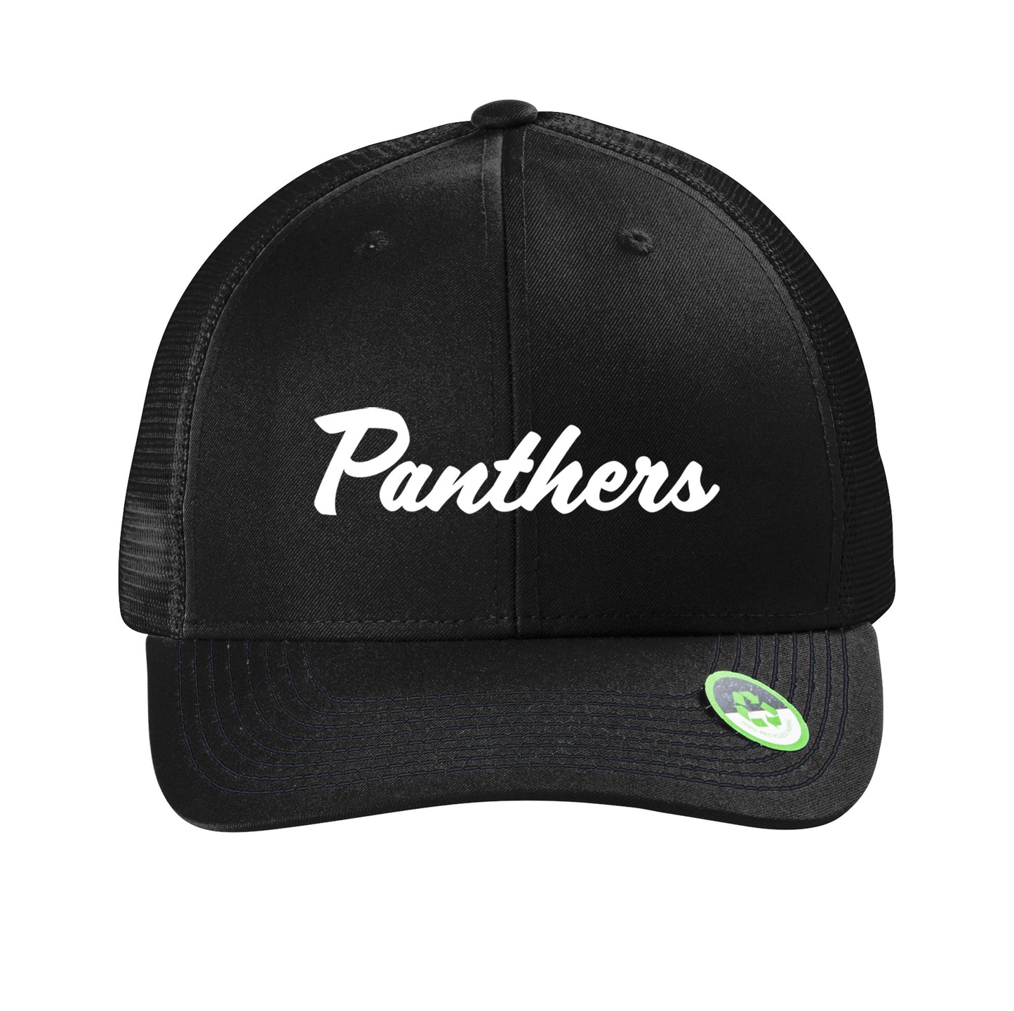 Panthers Eco Snapback Trucker Cap-Deep Black