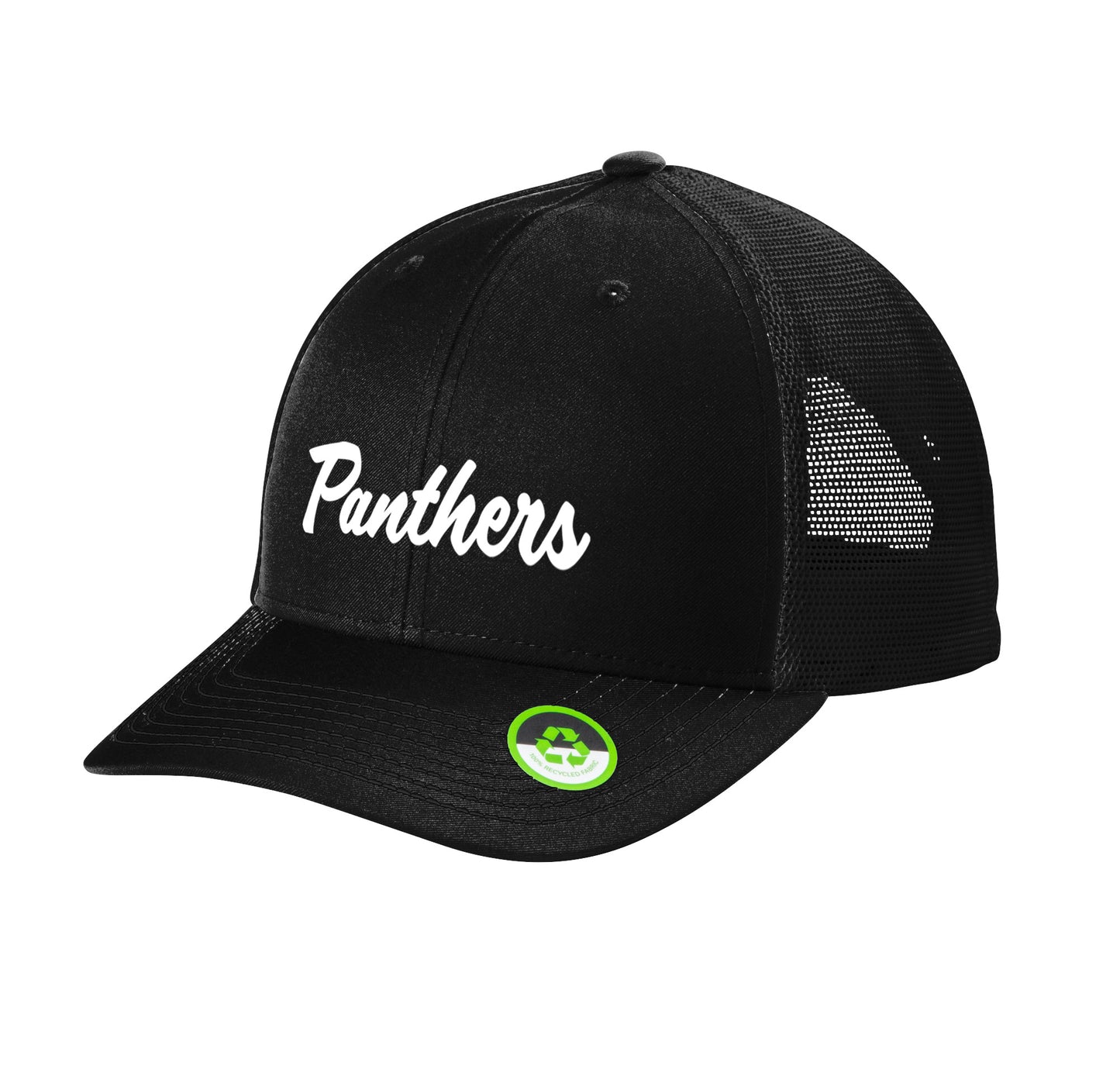 Panthers Eco Snapback Trucker Cap-Deep Black