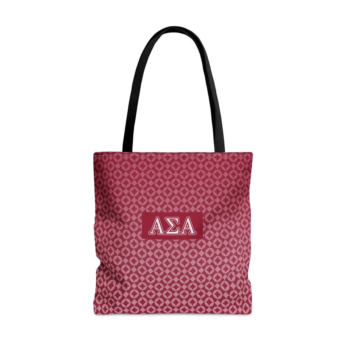 Alpha Sigma Alpha Sorority, Greek Letters Logo, Tote Bag (AOP)