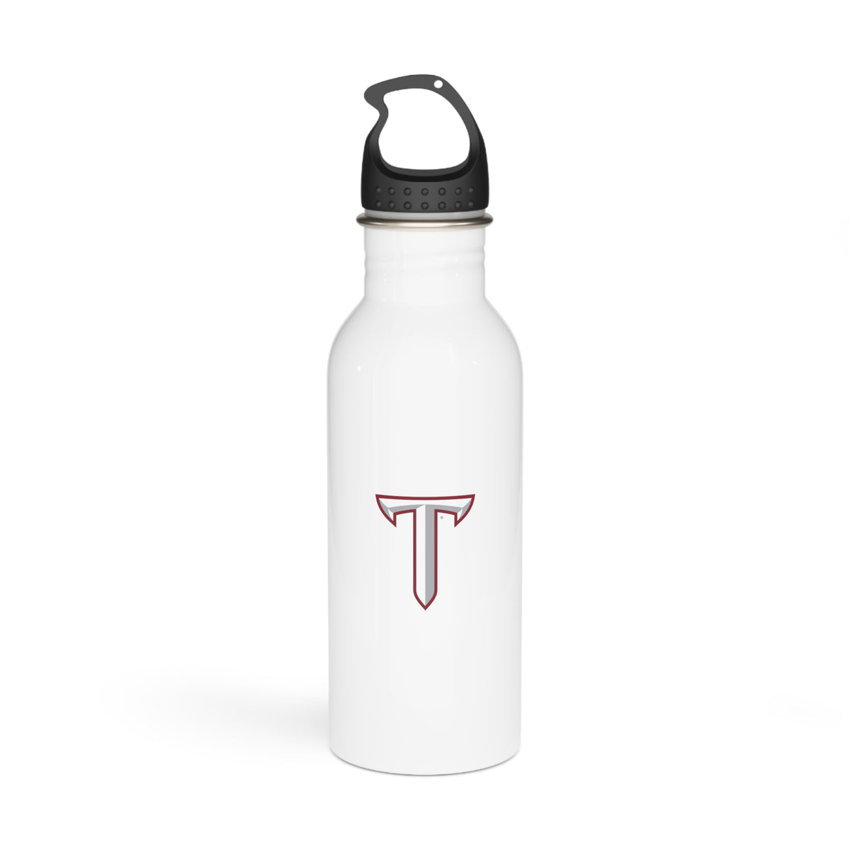 Troy University, Troy Logo, Stainless Steel Water Bottle