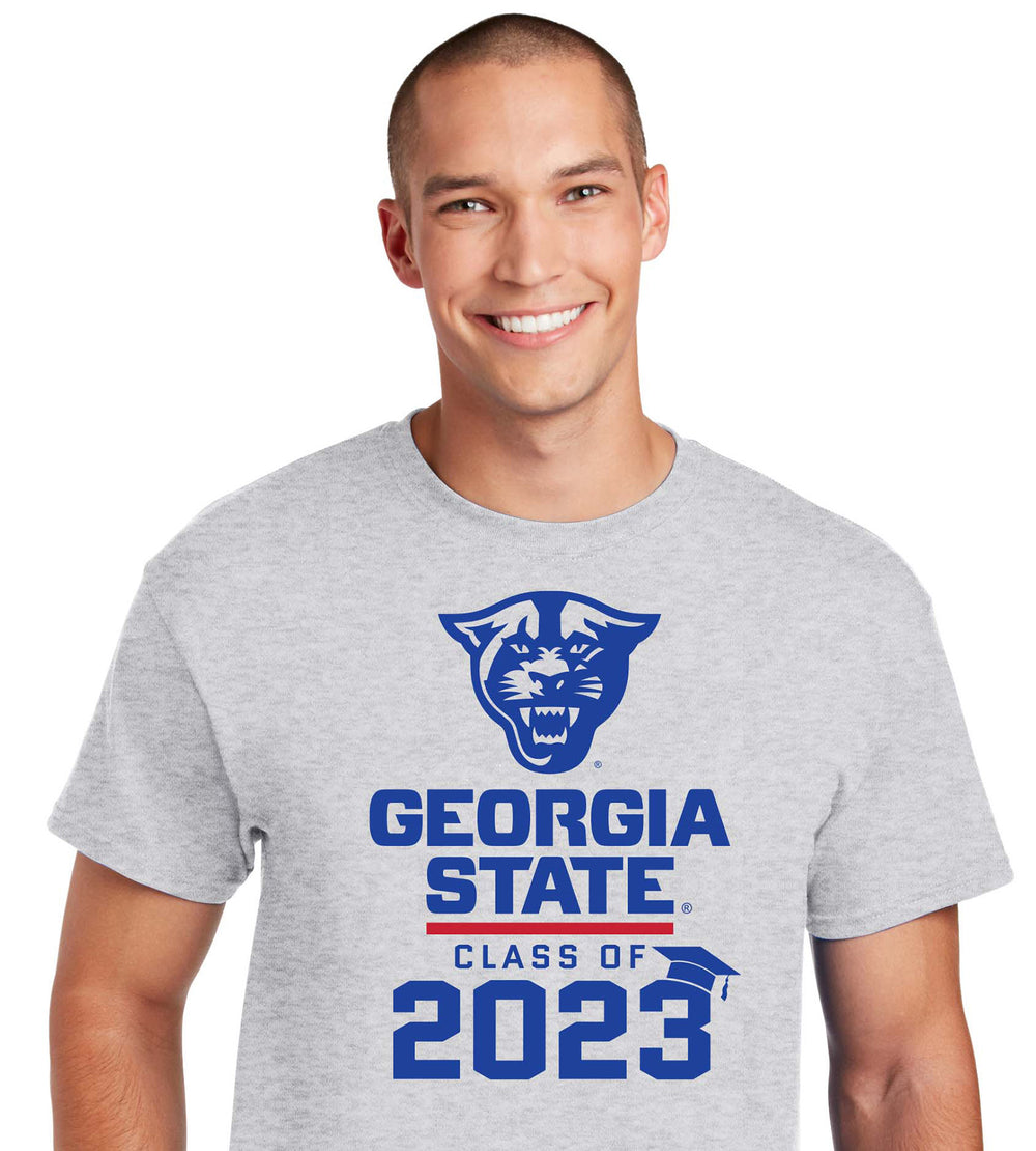 Class Of 2023 Panthers Georgia State 50 Cotton/50 Poly T-Shirt- Ash