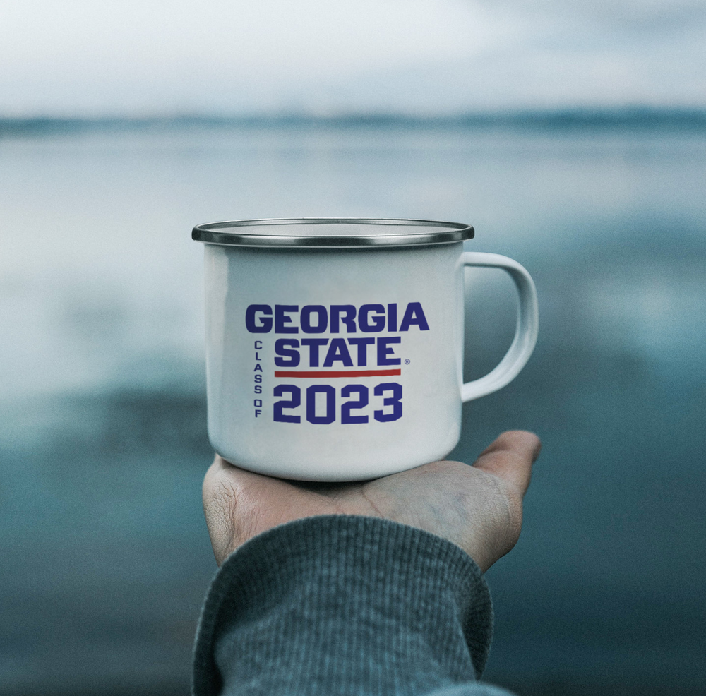 Georgia State, Class Of 2023, Camping Mug - 10oz