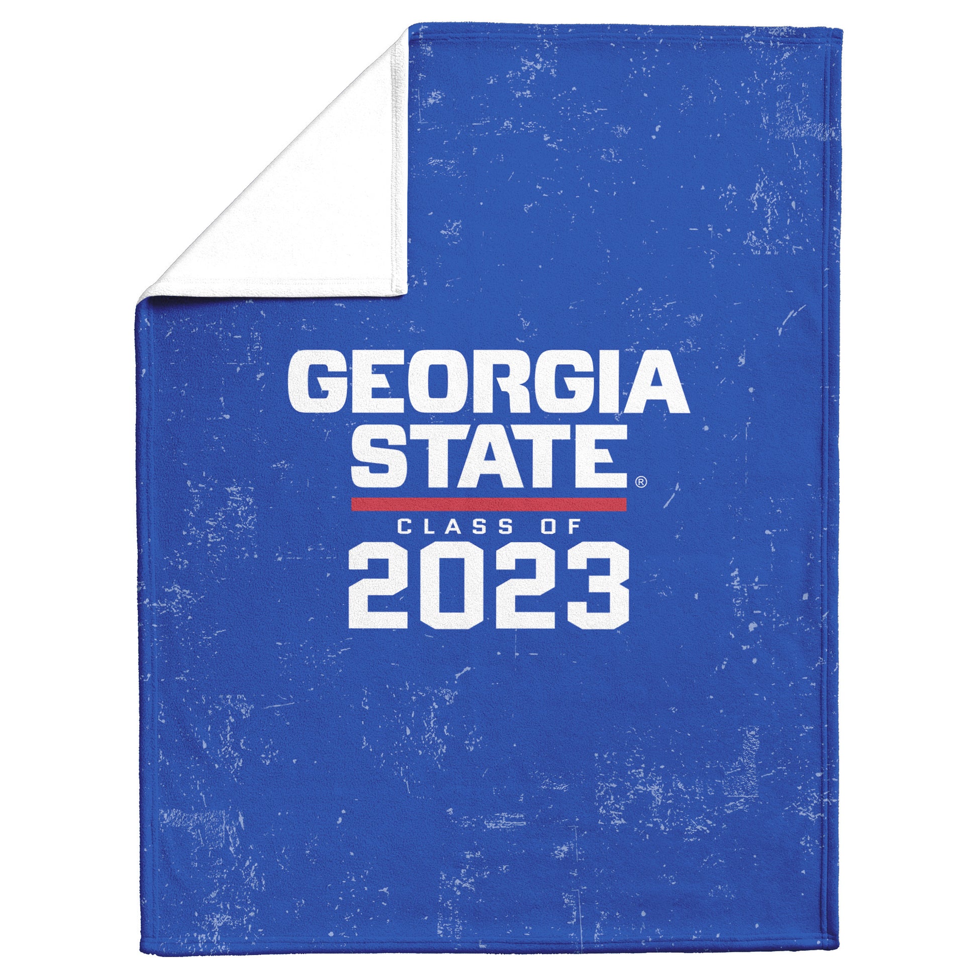 Georgia State, Class Of 2023 Fleece Blanket- Royal
