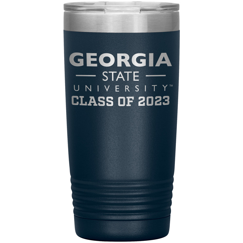 Georgia State University, Class Of 2023, Insulated Tumbler- 20oz- Navy