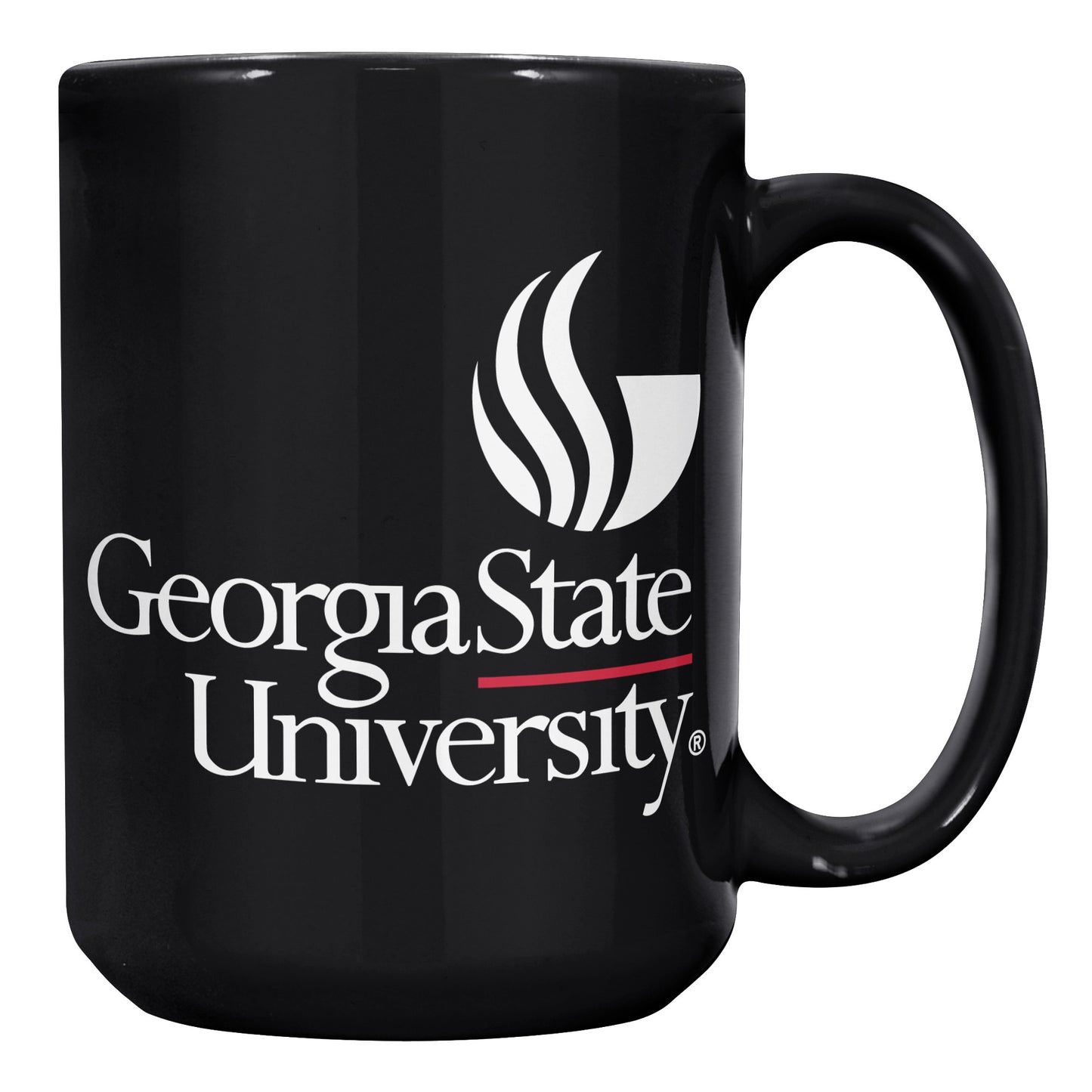 Georgia State University, 15oz Black Mug