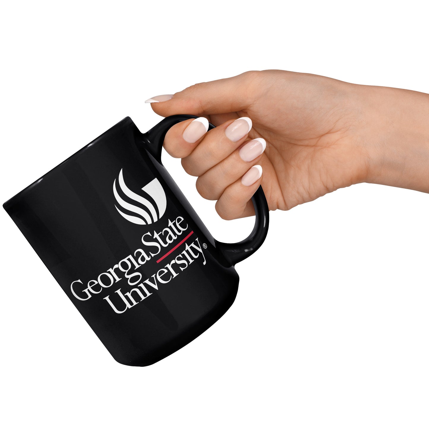 Georgia State University, 15oz Black Mug